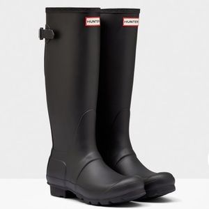 Black Tall Hunter Boots. Worn only twice.
